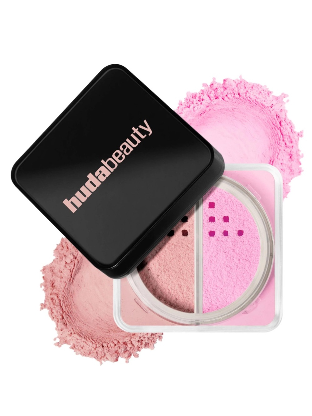 HUDA BEAUTY Easy Bake Loose Powder Brightening + Correcting Duo - Pink Ube - NIB